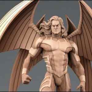 Archangel Diorama Statue | 3D Print Model | STL Files