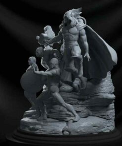 Avengers Diorama Statue | 3D Print Model | STL Files