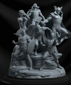 Avengers Diorama Statue | 3D Print Model | STL Files