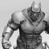 batman arkham origins xe suit statue 6