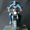 captain america on motorcycle statue
