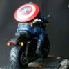 captain america on motorcycle statue 5