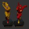 flash and reverse flash diorama statue 3