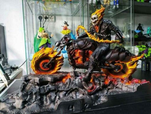 Ghost Rider Diorama Statue | 3D Print Model | STL Files