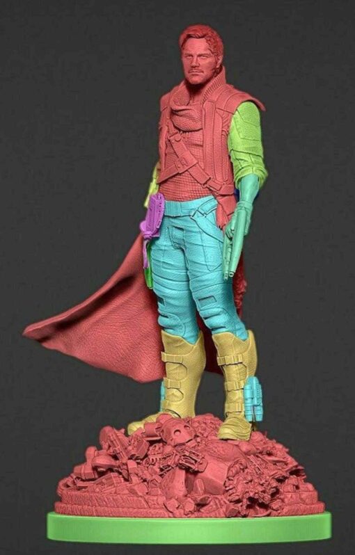 Guardians of the Galaxy – Star Lord (Peter Quill) Statue | 3D Print Model | STL Files