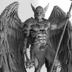 Hawkman Diorama Statue | 3D Print Model | STL Files