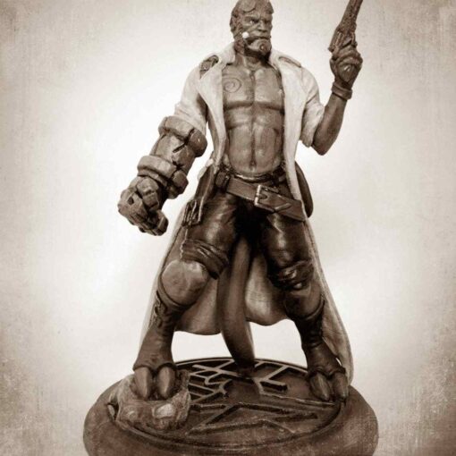 Hellboy Statue | 3D Print Model | STL Files