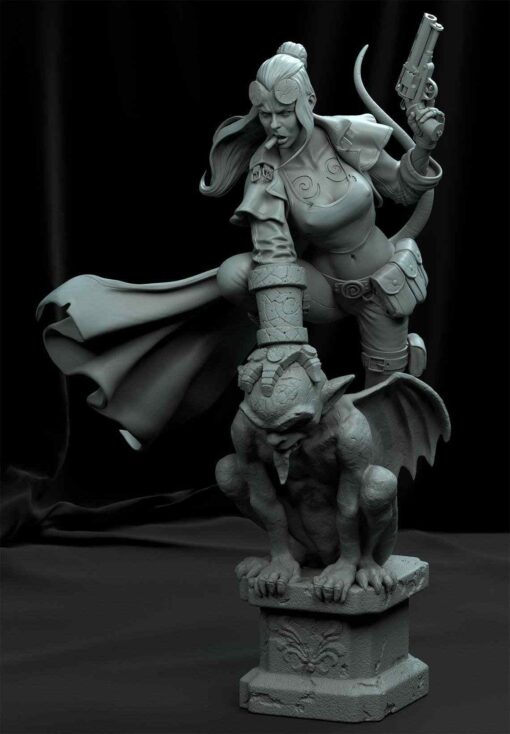 HellGirl Diorama Statue | 3D Print Model | STL Files