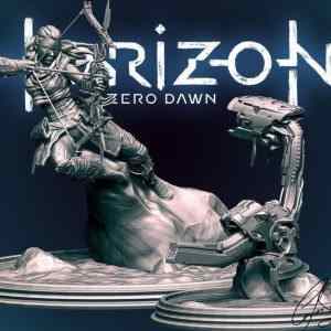 Horizon Zero Dawn Aloy Statue | 3D Print Model | STL Files