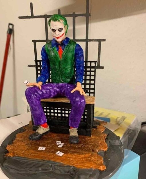Joker in Prison Statue | 3D Print Model | STL Files