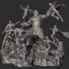 justice league vs darkseid diorama statue 2