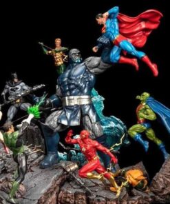 Justice League vs Darkseid Diorama Statue | 3D Print Model | STL Files