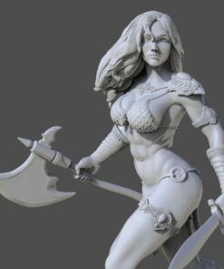 Red Sonja Statue | 3D Print Model | STL Files