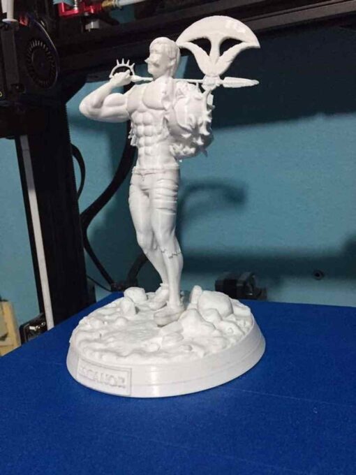Seven Deadly Sins – Escanor Statue | 3D Print Model | STL Files