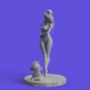 sexy belle amp monster diorama statue nsfw 3