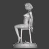 sexy black widow scarlett johansson statue nsfw 3
