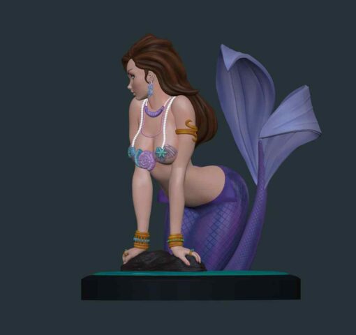 Sexy Little Mermaid Statue | 3D Print Model | STL Files