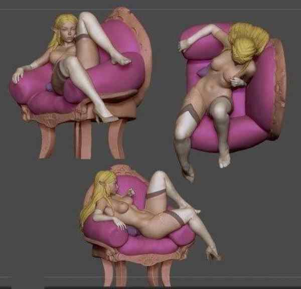 Sexy Zelda Statue | 3D Print Model | STL Files