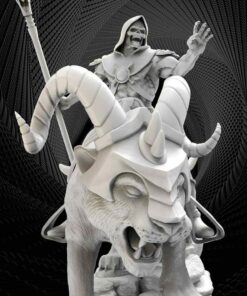 Skeletor and Panther Diorama Statue | 3D Print Model | STL Files