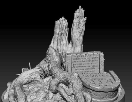 Solomon Grundy Diorama Statue | 3D Print Model | STL Files
