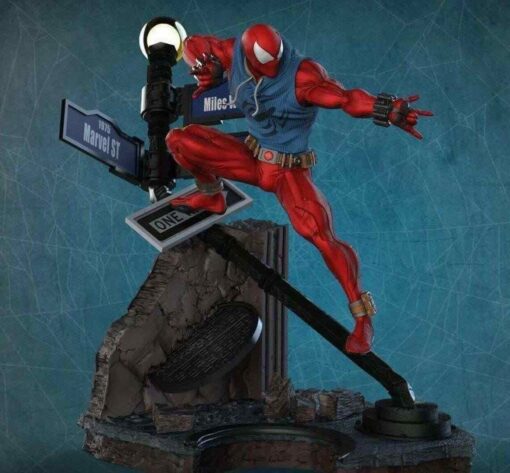 Spider-Man Scarlet Diorama Statue | 3D Print Model | STL Files