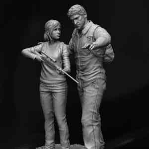 The Last of Us Diorama Statue | 3D Print Model | STL Files