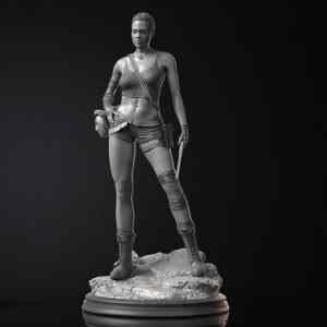 Tomb Raider Lara Croft – Angelina Jolie Statue (+NFSW) | 3D Print Model | STL Files