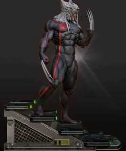 Wolverine Black Diorama Statue | 3D Print Model | STL Files