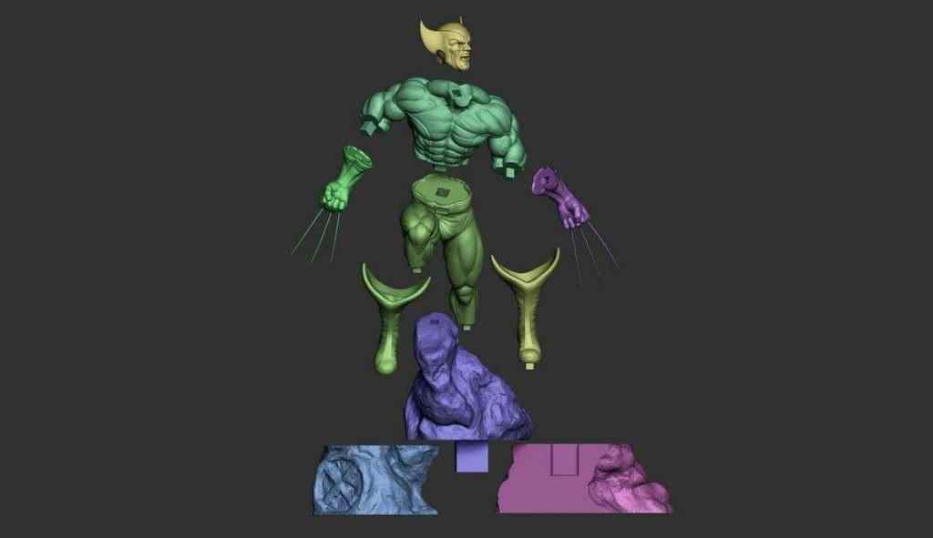Wolverine Diorama Statue ‹ 3D Spartan Shop