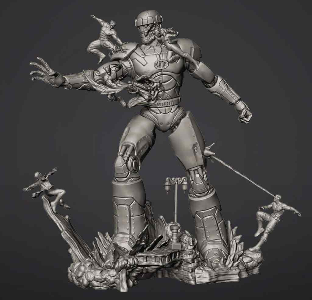 XMen vs Sentinel Diorama Statue 1 ‹ 3D Spartan Shop