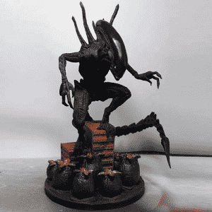 Alien Xenomorph with Eggs Diorama Statue | 3D Print Model | STL Files