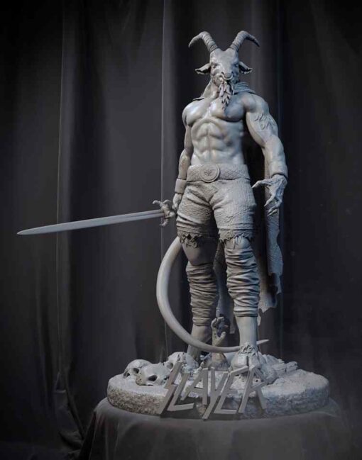 Baphomet Slayer Statue | 3D Print Model | STL Files