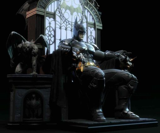 Batman on Throne Diorama | 3D Print Model | STL Files
