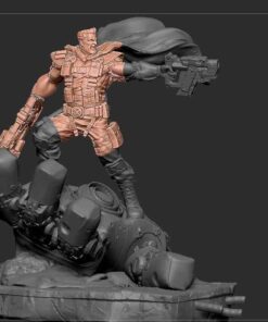 Cable on Hand Base Diorama Statue | 3D Print Model | STL Files