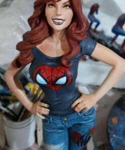 Mary Jane (Spider-Man’s Wife) Statue | 3D Print Model | STL Files