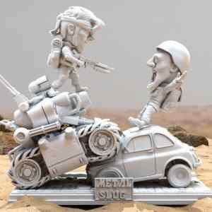 Metal Slug Diorama Statue | 3D Print Model | STL Files