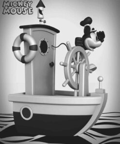 Mickey Steamboat Diorama Statue | 3D Print Model | STL Files