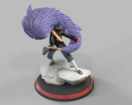 Naruto – Kisame and Samehada Diorama Statue | 3D Print Model | STL Files