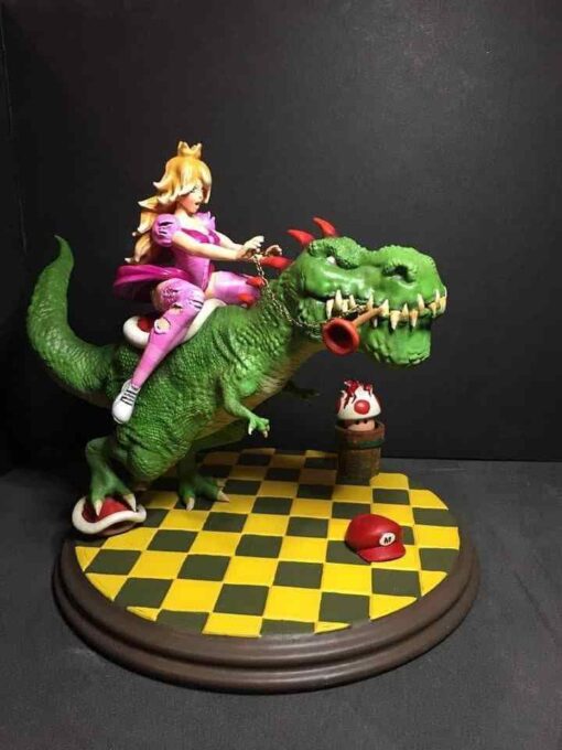 Princess Peach with Dragon Diorama | 3D Print Model | STL Files