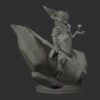 star wars darth grogu diorama statue 2