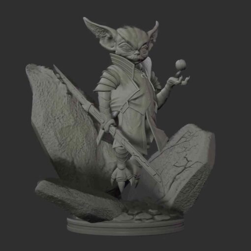 Star Wars – Darth Grogu Diorama Statue | 3D Print Model | STL Files