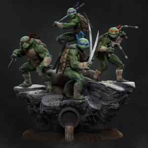 Teenage Mutant Ninja Turtles Diorama | 3D Print Model | STL Files