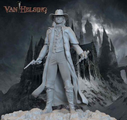 Van Helsing Diorama Statue | 3D Print Model | STL Files