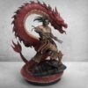 wolverine dragon diorama statue 15