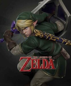 Zelda Link Statue | 3D Print Model | STL Files