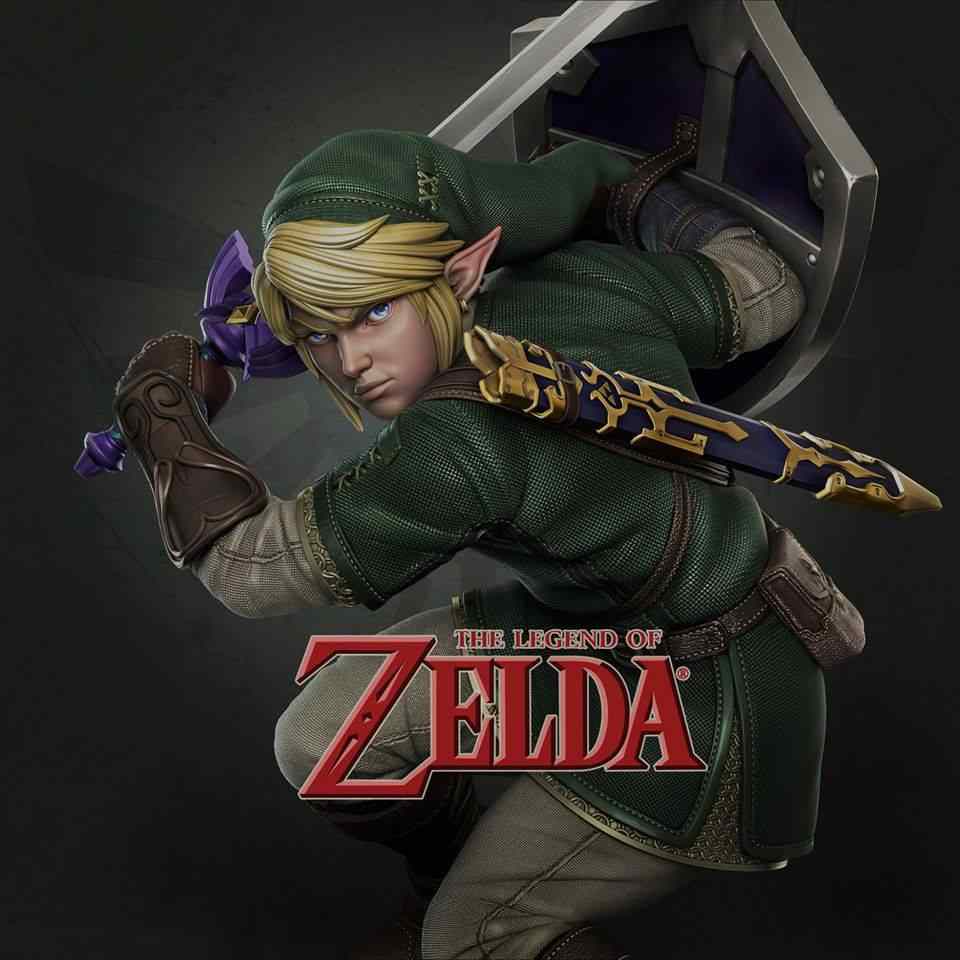 STL file The Legend of Zelda - Link 🔗・Model to download and 3D print・Cults