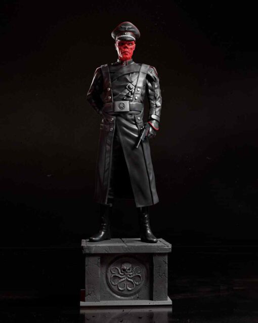 Red Skull Statue | 3D Print Model | STL Files