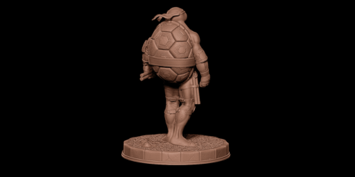 TMNT Michelangelo Triumphant Statue | 3D Print Model | STL Files