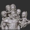 batman and kids diorama statue 6