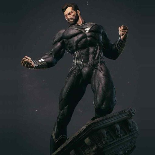 Black Superman Statue | 3D Print Model | STL Files